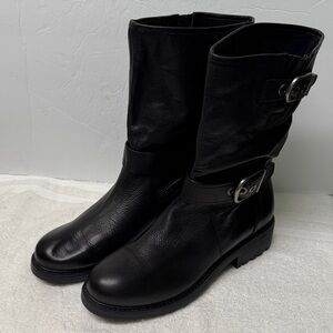 Aldo Women’s Cary Black Leather Boots Size 11